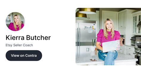 kierra butcher etsy seller coach
